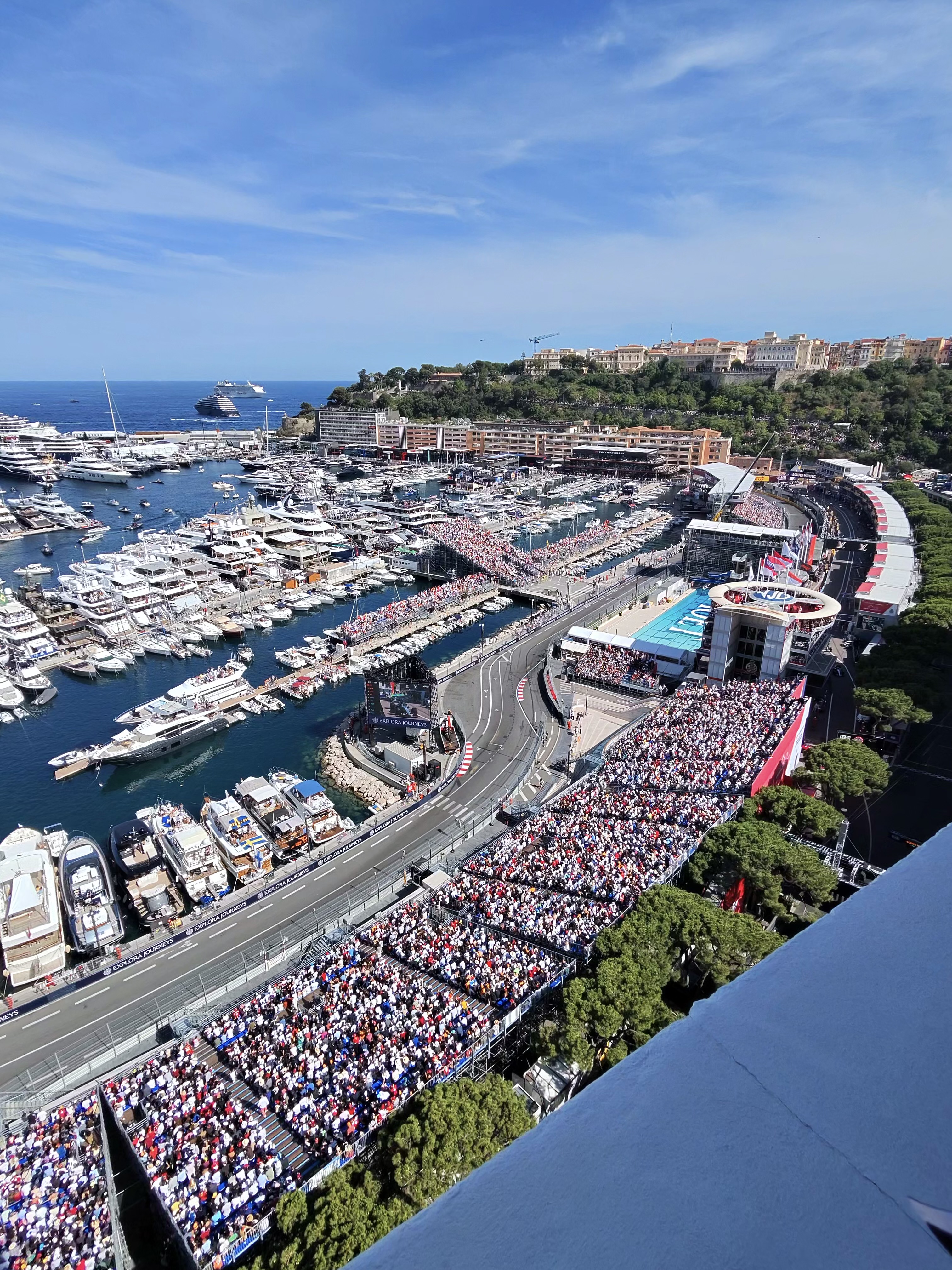 Monaco Grand Prix aerial