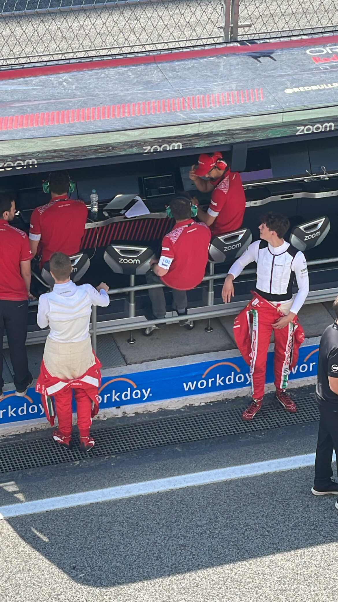 Red Bull Racing, paddock access
