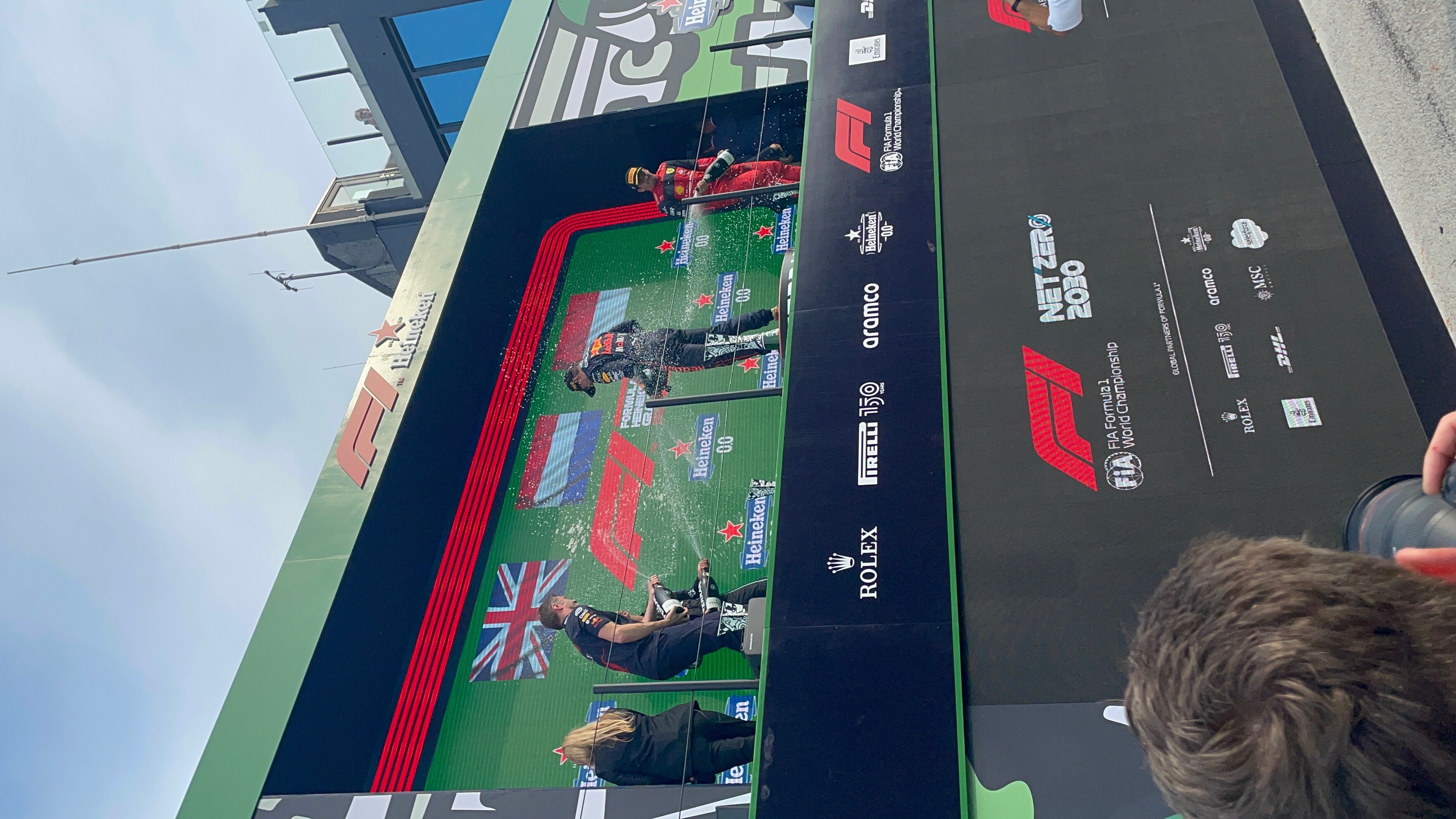 F1 race weekend atmosphere