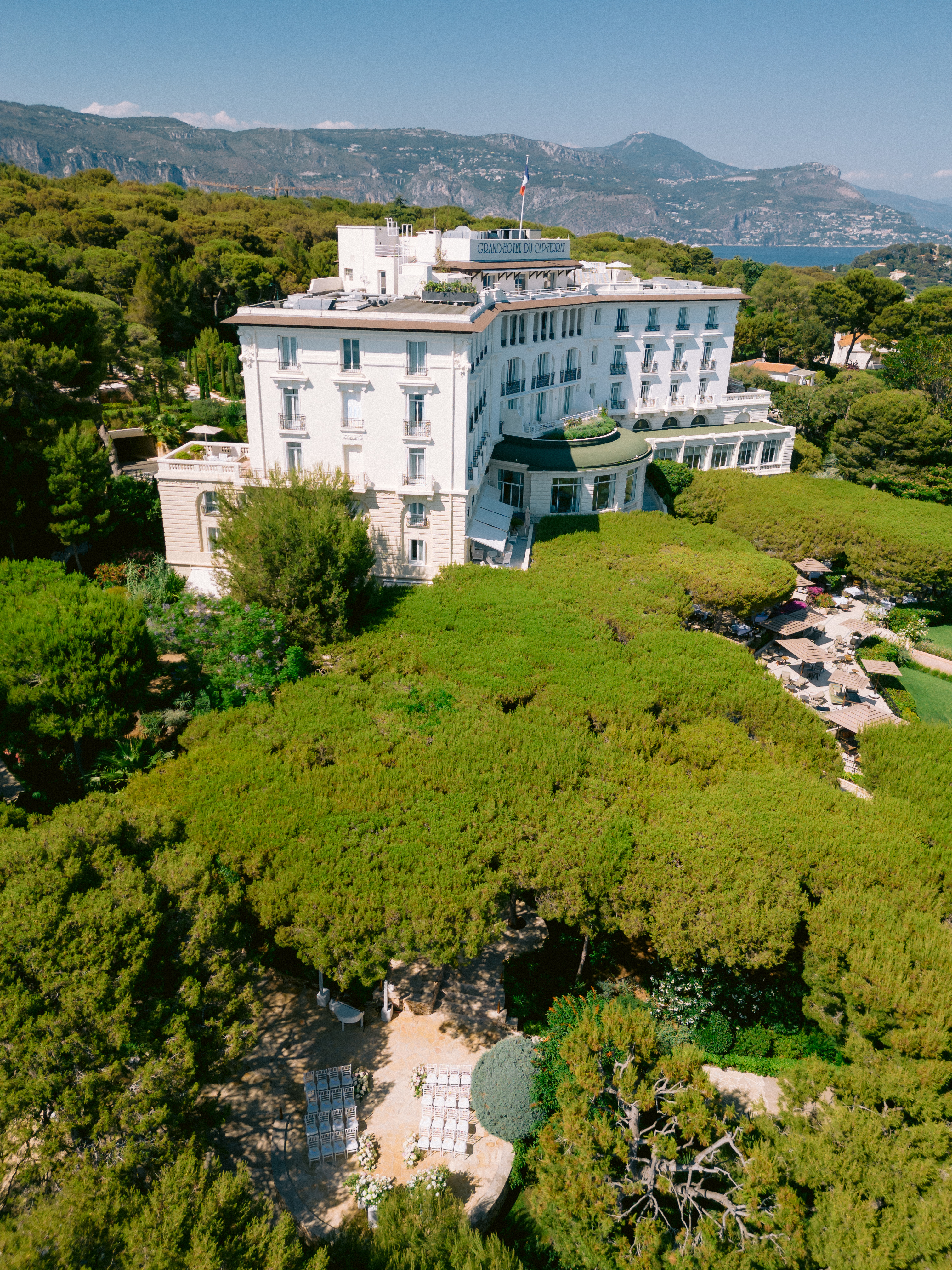 Grand-Hôtel du Cap-Ferrat aerial view